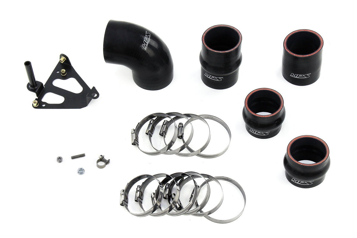 HPS Performance Intercooler Charge Pipe Kit (Cold and Hot Side), Polished, 17-133P