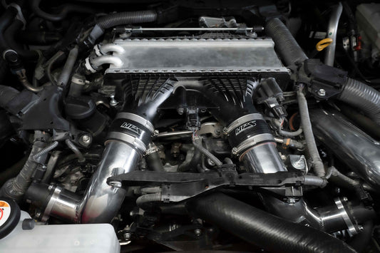HPS Performance Intercooler Charge Pipe Kit (Hot Side), Black, 17-148WB