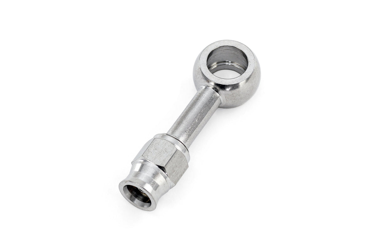 HPS Performance Straight -3 Compression Teflon Hose End to AN Female with 10mm Banjo for PTFE Hose Stainless Steel