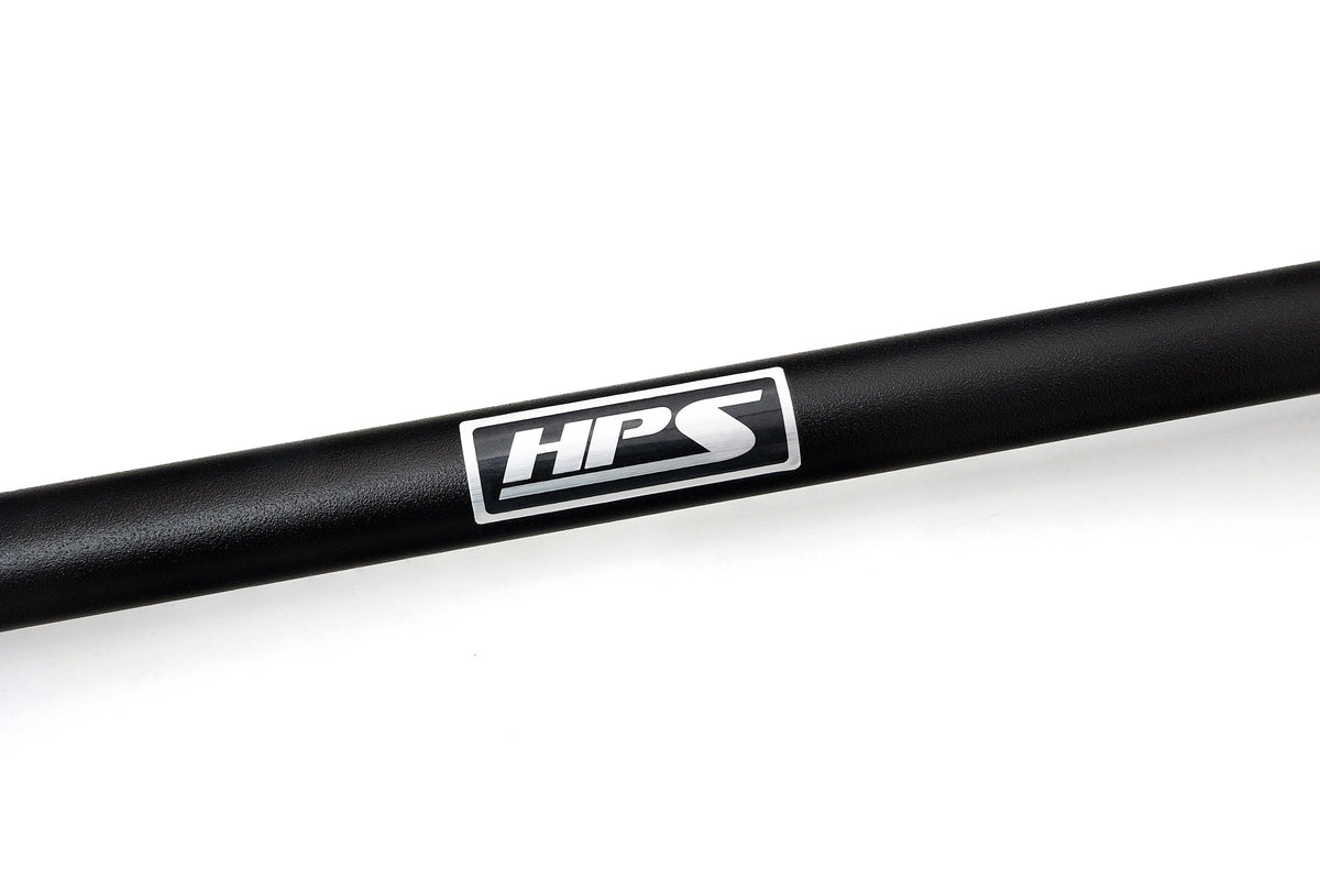 HPS Performance Aluminum Front Strut Tower Brace Bar, Black, 42-116WB