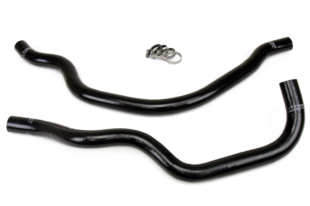 HPS Performance High Temp Reinforced Silicone Radiator Coolant Hose Kit Black 57-1024-BLK