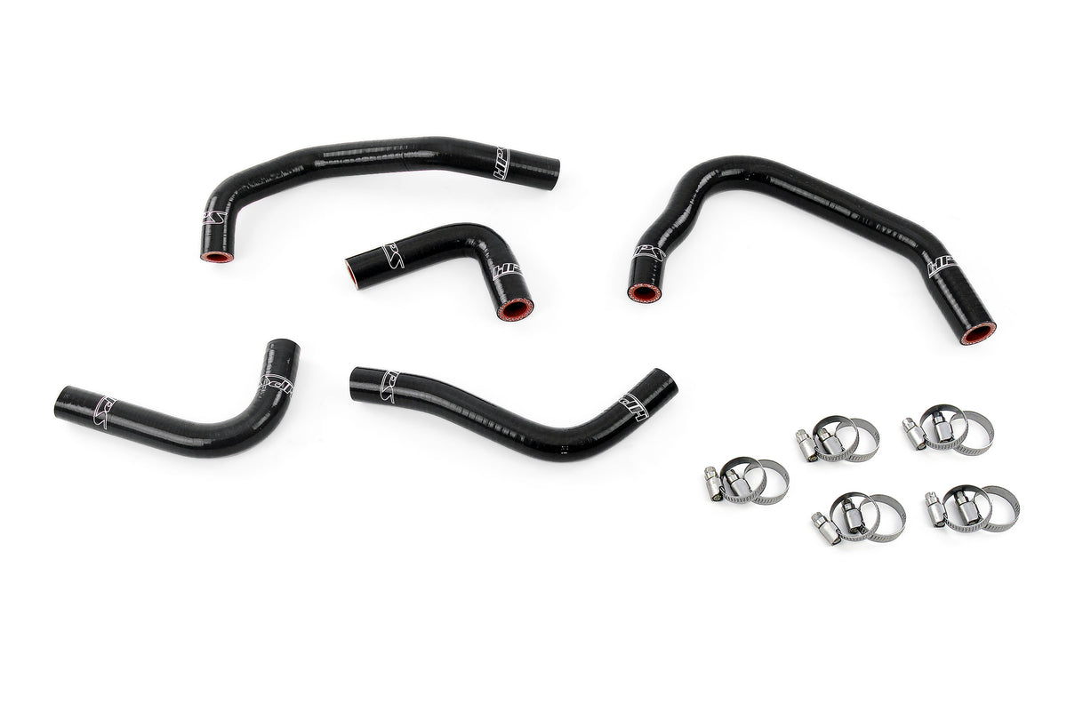HPS Performance High Temp Reinforced Silicone Heater Coolant Hose Kit Black 57-1285H-BLK