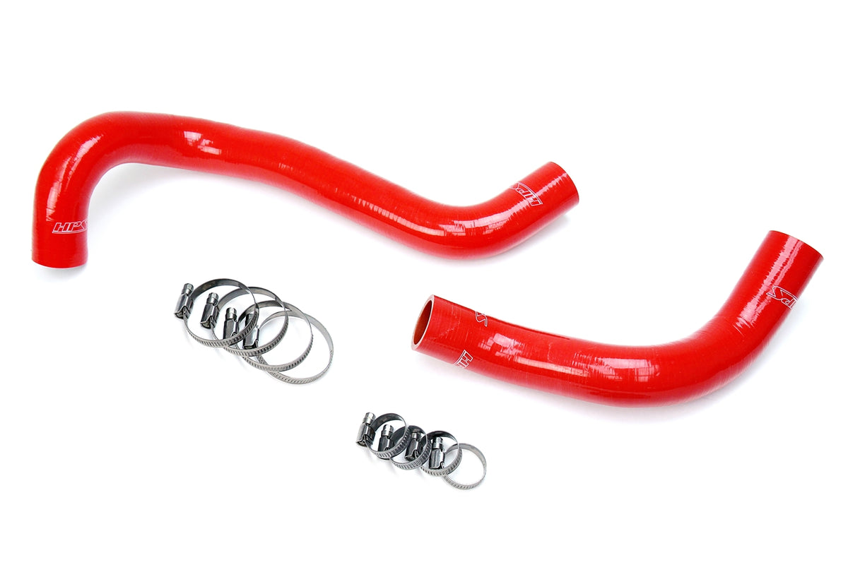 HPS Performance High Temp Reinforced Silicone Radiator Coolant Hose Kit Red 57-1303-RED