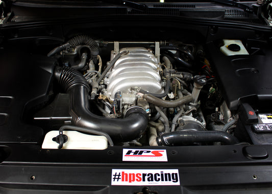 HPS Performance High Temp Reinforced Silicone Radiator and Heater Coolant Hose Kit, Black, 57-1467-BLK