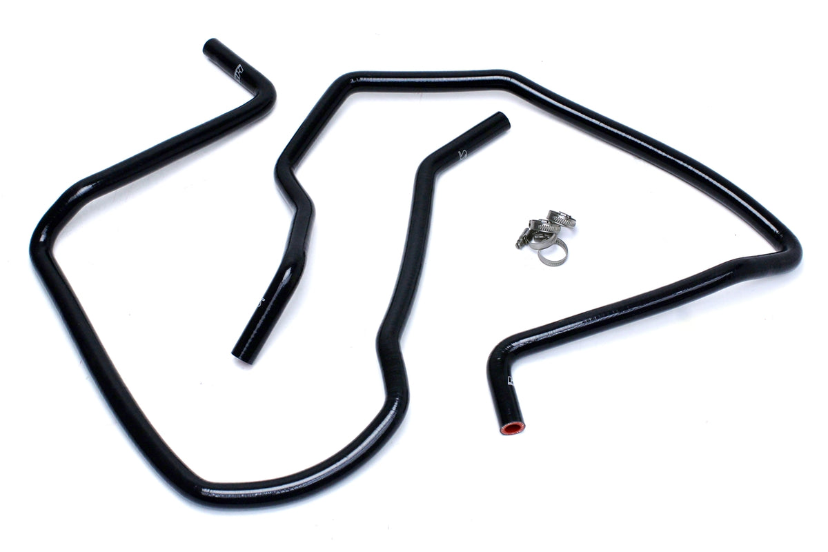 HPS Performance High Temp Reinforced Silicone Heater Coolant Hose Kit Black 57-1498H-BLK