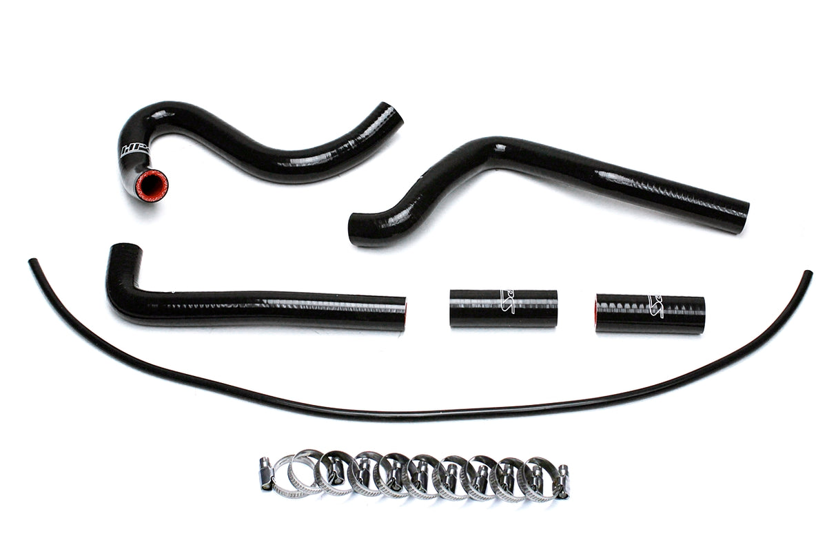 HPS Performance High Temp Reinforced Silicone Radiator Coolant Hose Kit Black 57-1505-BLK