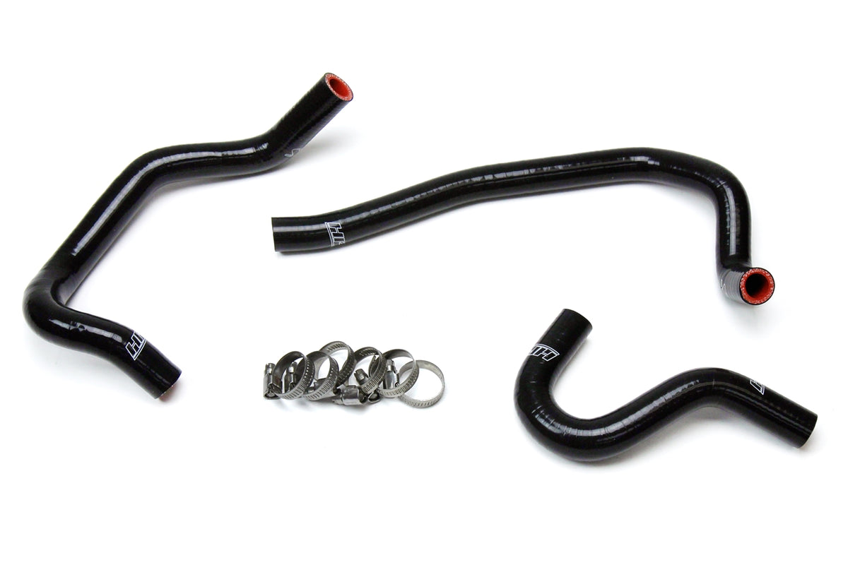 HPS Performance High Temp Reinforced Silicone Heater Coolant Hose Kit Black 57-1520-BLK