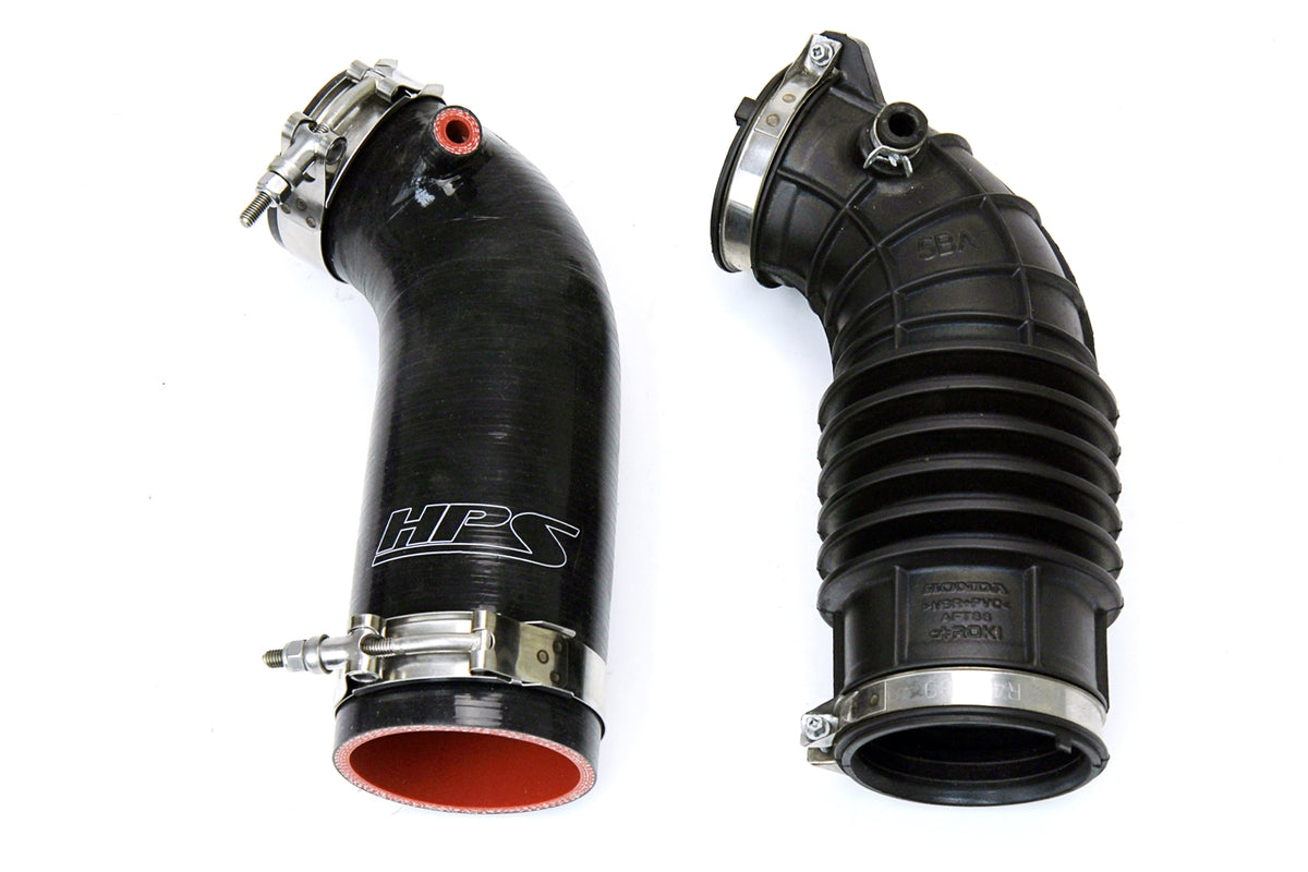 HPS Performance High Temp Reinforced Silicone Air Intake Hose Kit, Blue, 57-1596-BLUE