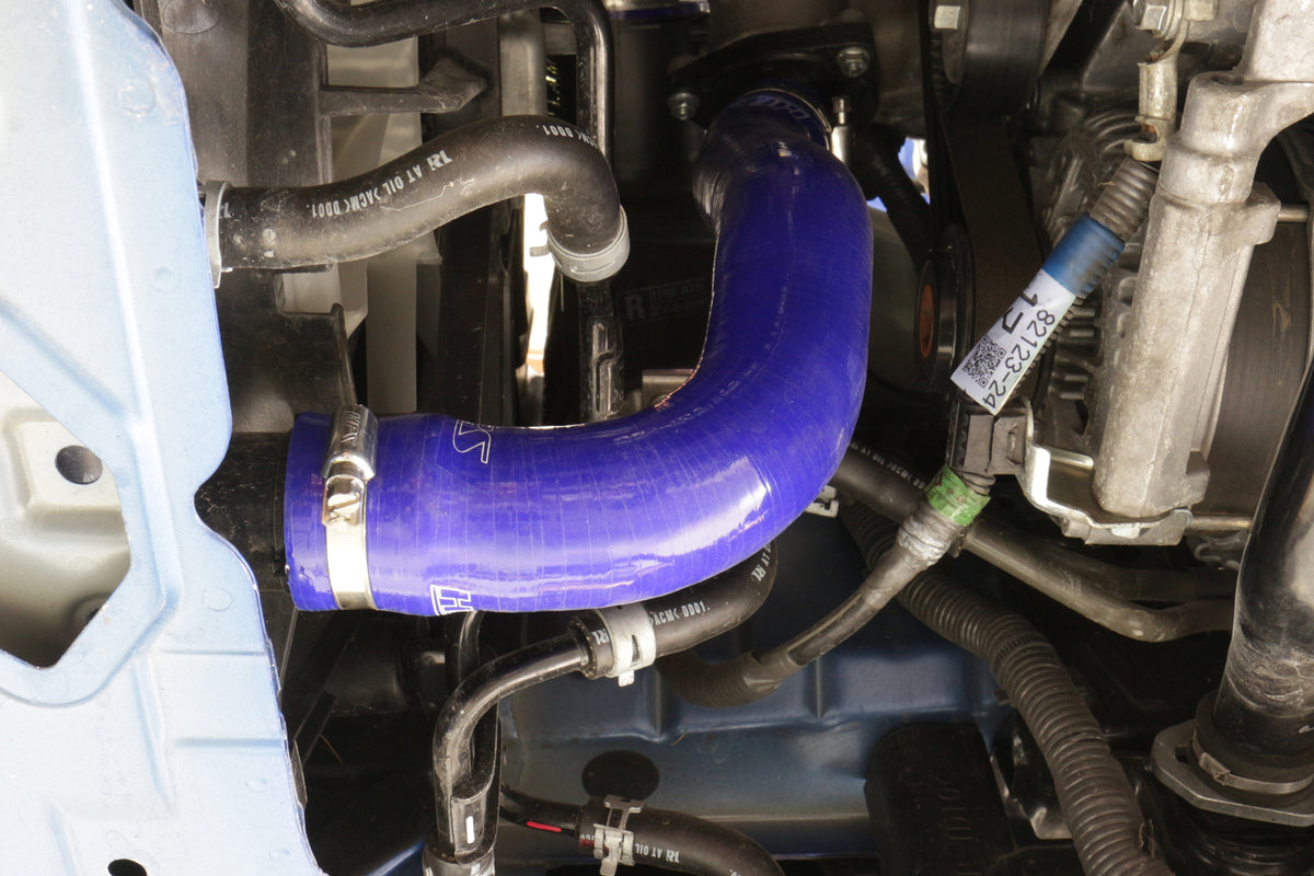 HPS Performance High Temp Reinforced Silicone Radiator Coolant Hose Kit, Black, 57-1632-BLK