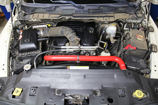 HPS Performance High Temp Reinforced Silicone Radiator Coolant Hose Kit, Red, 57-1818-RED