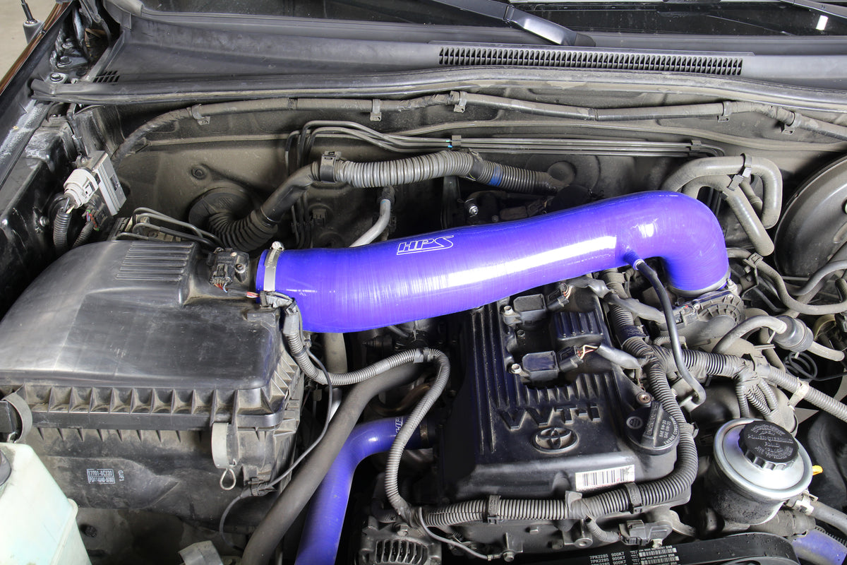 HPS Performance High Temp Reinforced Silicone Air Intake Hose Kit, Black, 57-1827-BLK