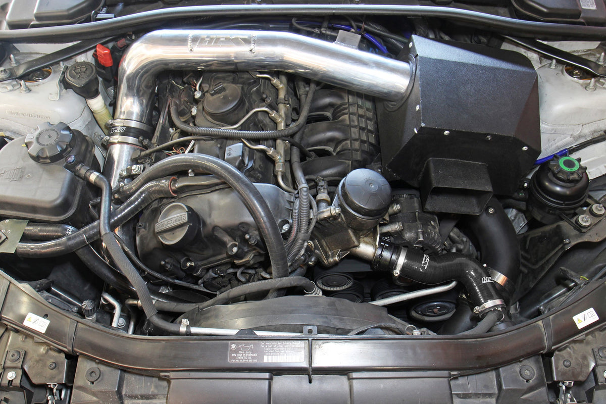 HPS Performance High Temp Reinforced Silicone Radiator and Heater Coolant Hose Kit, Black, 57-1860-BLK