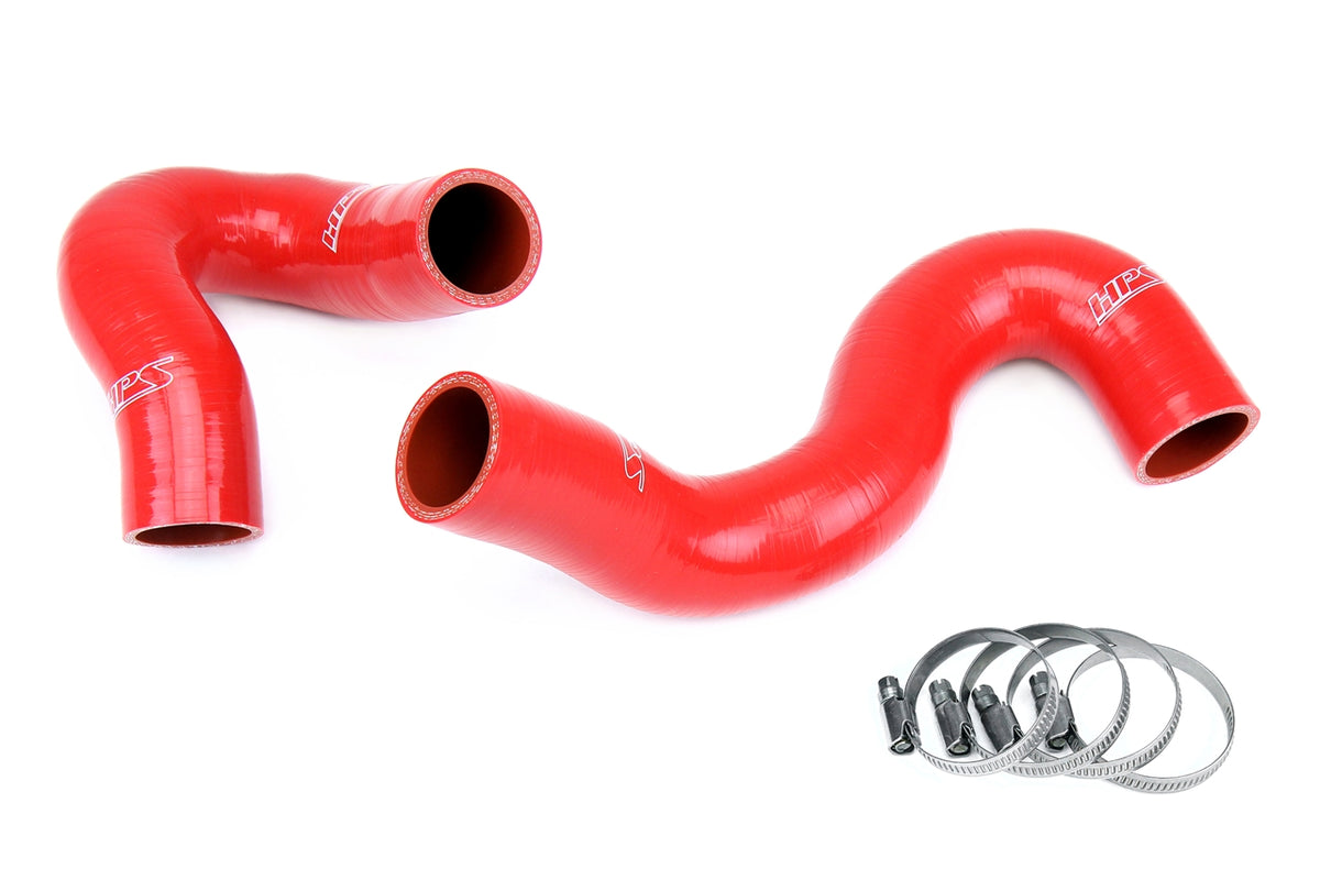HPS Performance High Temp Reinforced Silicone Radiator Coolant Hose Kit Red 57-1968-RED