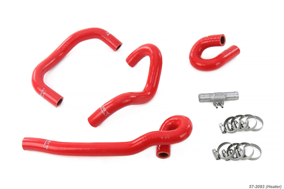 HPS Silicone Heater Hose Kit 1995-1998 Nissan Skyline GTR R33 RB26DETT BCNR33 Red 57-2093-RED