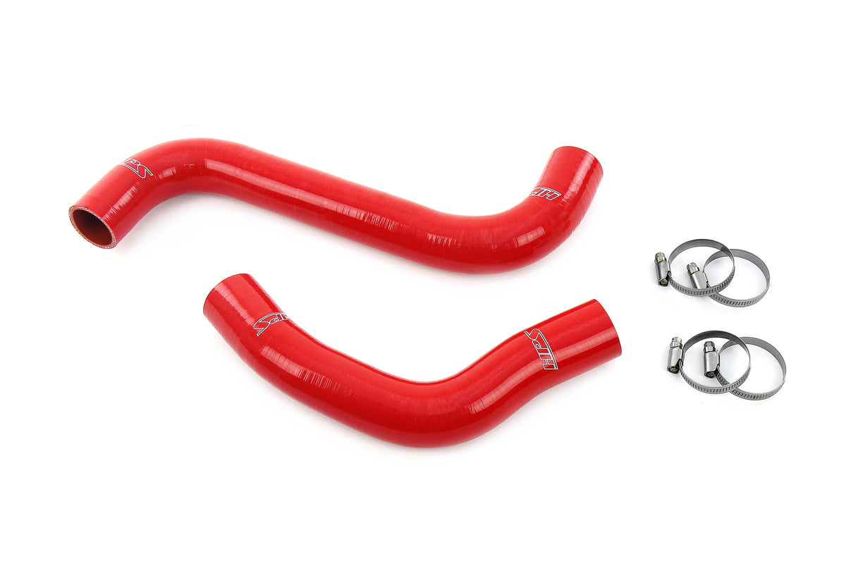 HPS Performance High Temp Reinforced Silicone Radiator Coolant Hose Kit Red 57-2107-RED