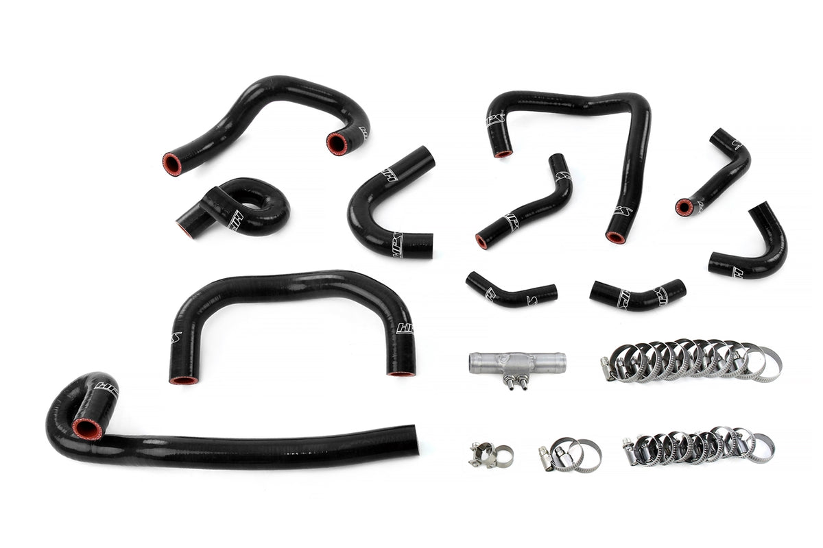HPS Silicone Heater and Ancillary Coolant Hose Kit 1995-1998 Nissan Skyline GTR R33 RB26DETT BCNR33 Black 57-2139-BLUE
