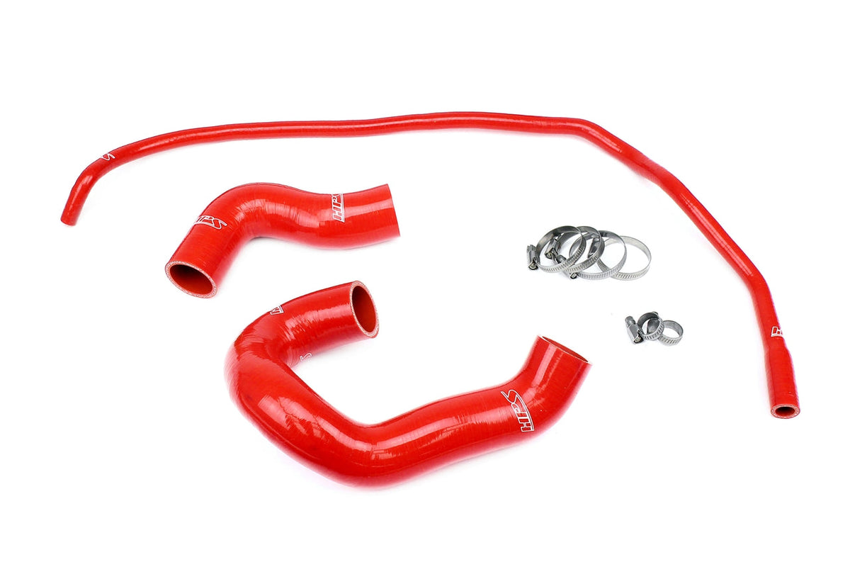 HPS Performance High Temp Reinforced Silicone Radiator Coolant Hose Kit Red 57-2160-RED