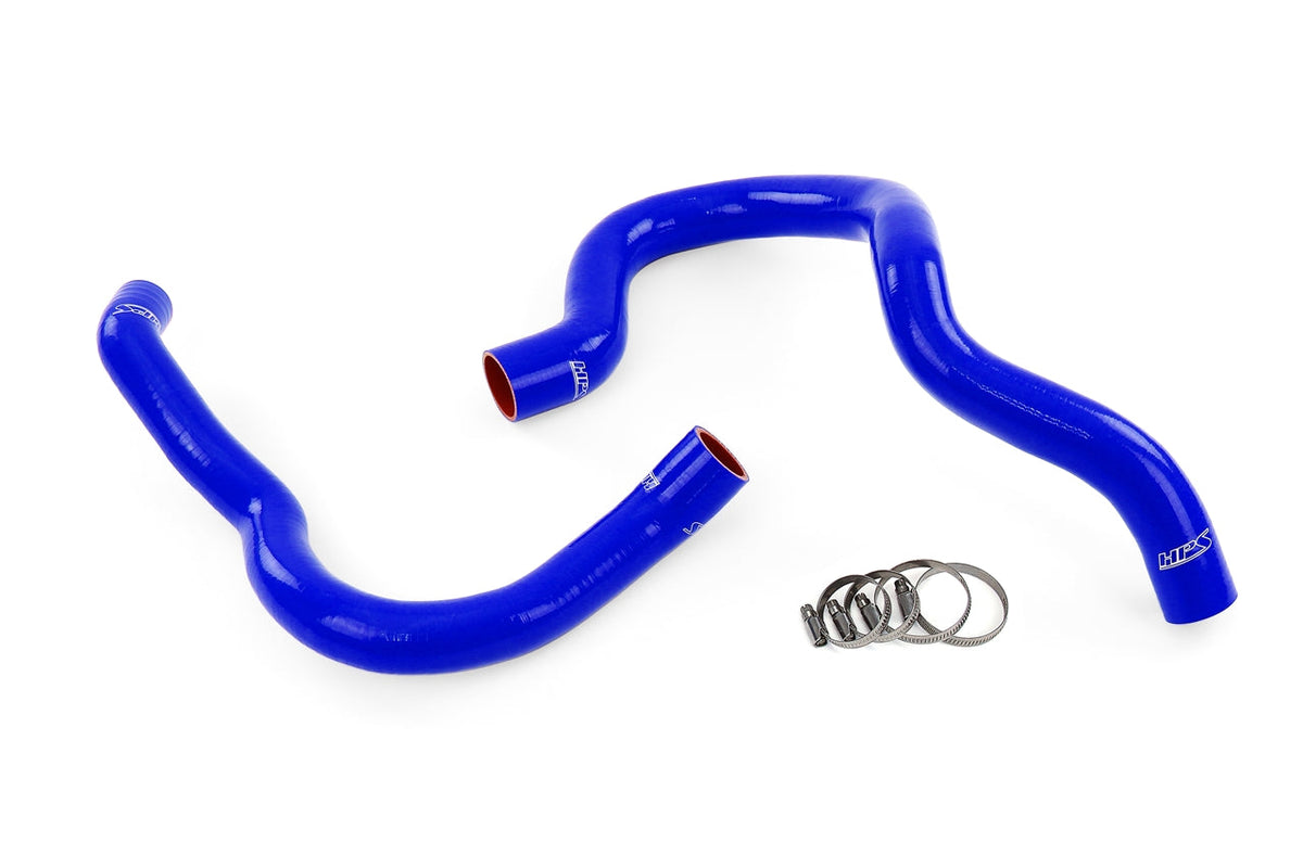 HPS Performance High Temp Reinforced Silicone Radiator Coolant Hose Kit Blue 57-2197-BLUE
