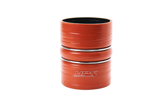 HPS Silicone Intercooler Boot Hose with Clamps, Orange, 57-2236, replace OEM part # 8C3Z-6N651-A