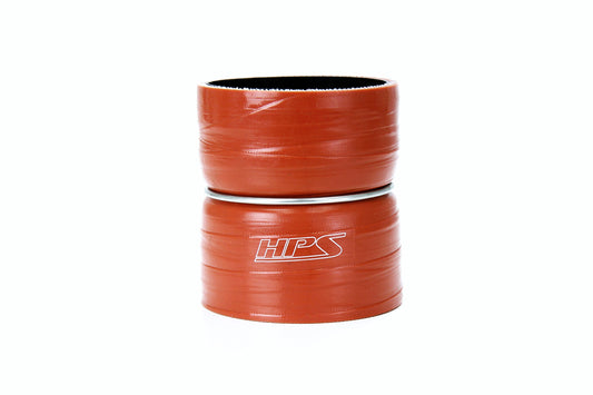 HPS Silicone Intercooler Boot Hose with Clamps, Orange, 57-2237, replace OEM part # 8C3Z-6N650-A, 8C3Z-6W650-A