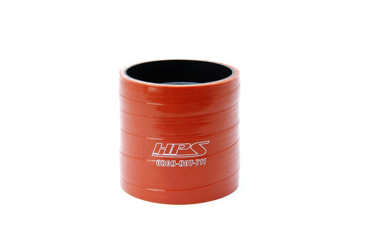 HPS Silicone Intercooler Boot Hose with Clamps, Orange, 57-2240, replace OEM part # 3C34-6C640-DA, 6C3Z-6C640-BA