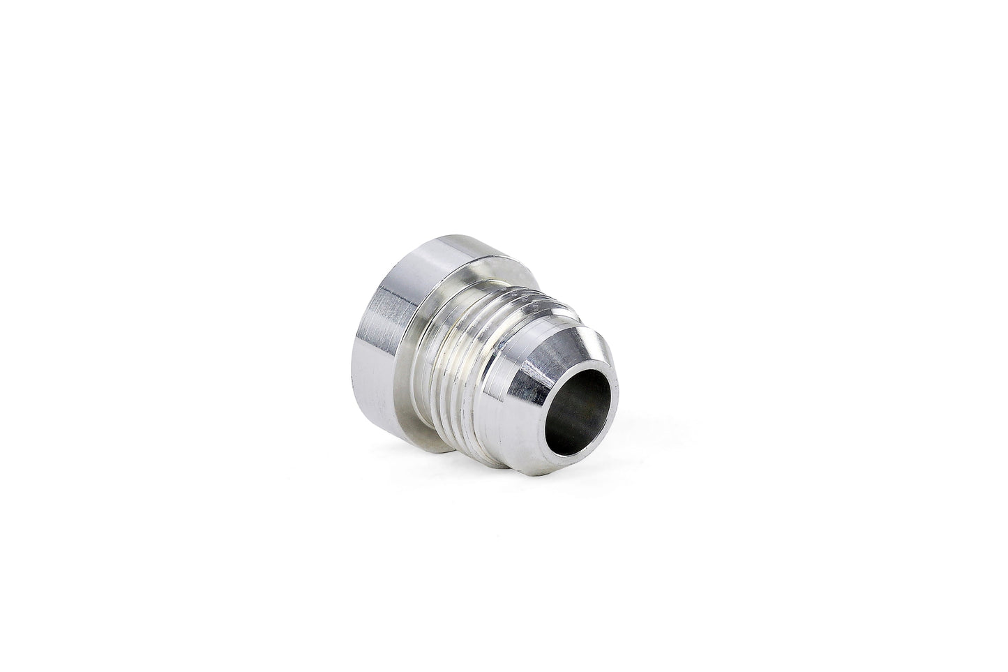 HPS Performance -12 AN Fittings Male Weld On Bung, Raw Aluminum