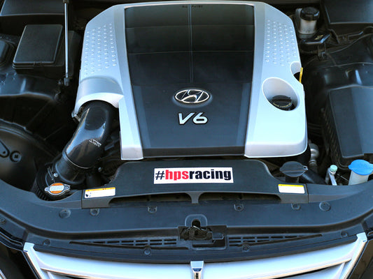 HPS Performance Silicone Air Intake Kit, Black, 827-276WB
