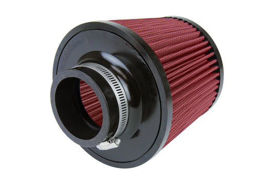 HPS Performance Red 3" Air Filter, 6.5" Length, 6" Base, 5" Top, HPS-4276-RED