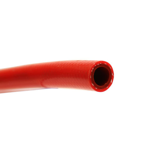 HPS 1" ID Red high temp reinforced silicone heater hose tubing, 100 feet roll, Max Temperature Rating: 350F, Bend Radius: 4.5"