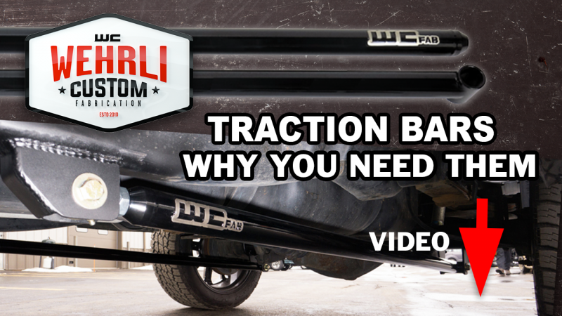 WCFAB 2011-2019 Duramax 68" Traction Bar Kit (ECLB, CCLB)