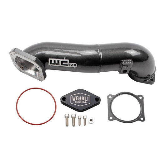 WCFAB 2011-2016 LML Duramax Passenger Side Upper Crossover Intercooler Pipe Kit