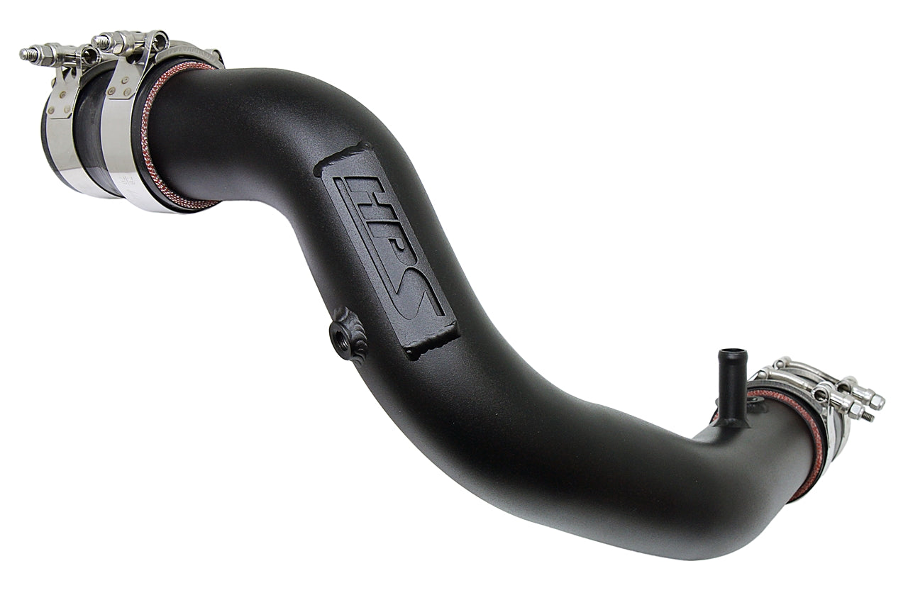 HPS Performance Intercooler Charge Pipe Kit Cold Side Black 17-122WB