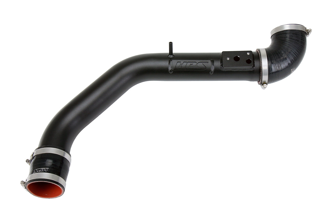 HPS Performance Intercooler Charge Pipe Kit Cold Side Upper Only Black 17-124WB