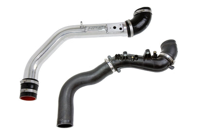 HPS Performance Upper Intercooler Charge Pipe Kit (Cold Side), Red, 17-124R