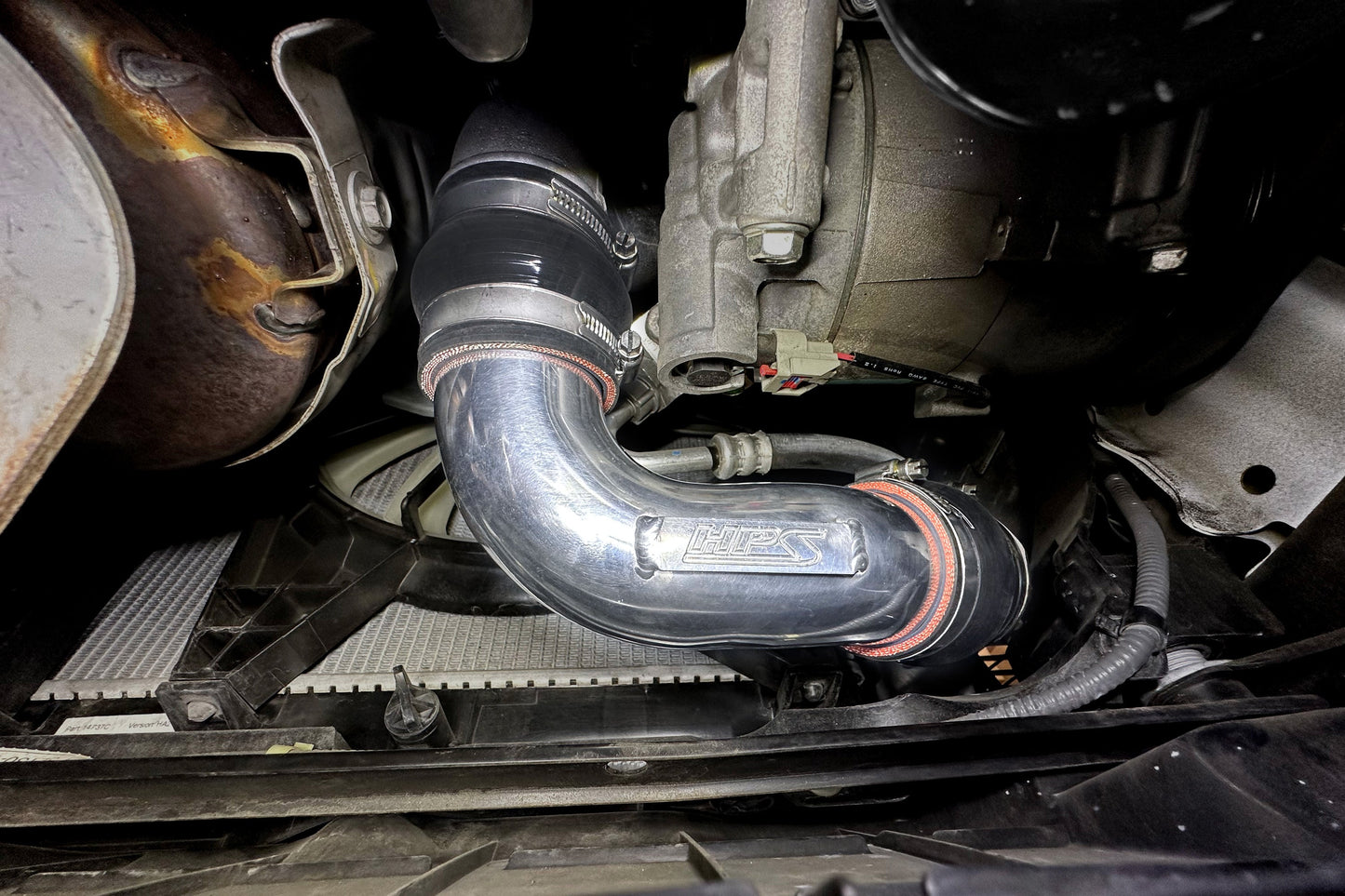 HPS Performance Intercooler Charge Pipe Kit (Cold and Hot Side), Polished, 17-133P