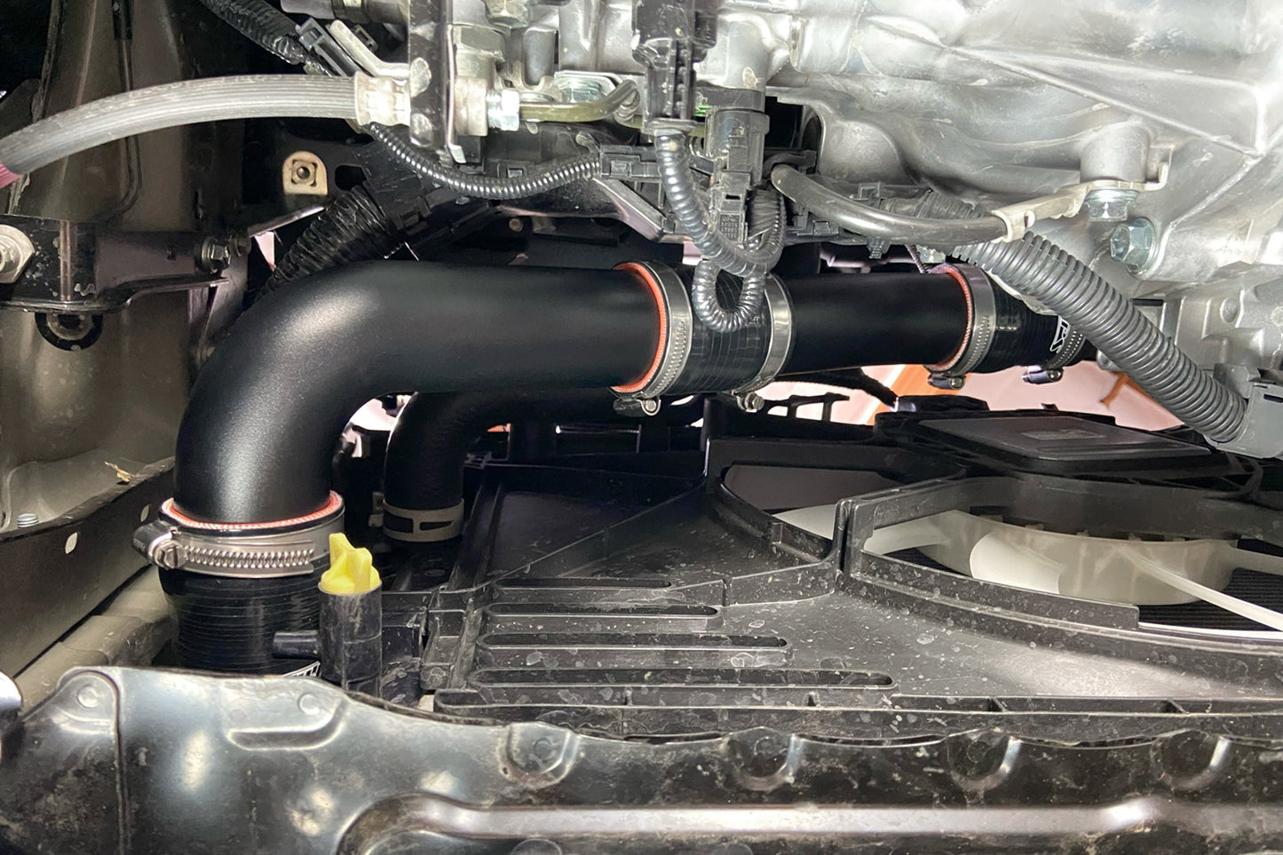 HPS Performance Intercooler Charge Pipe Kit (Cold Side), Black, 17-166WB