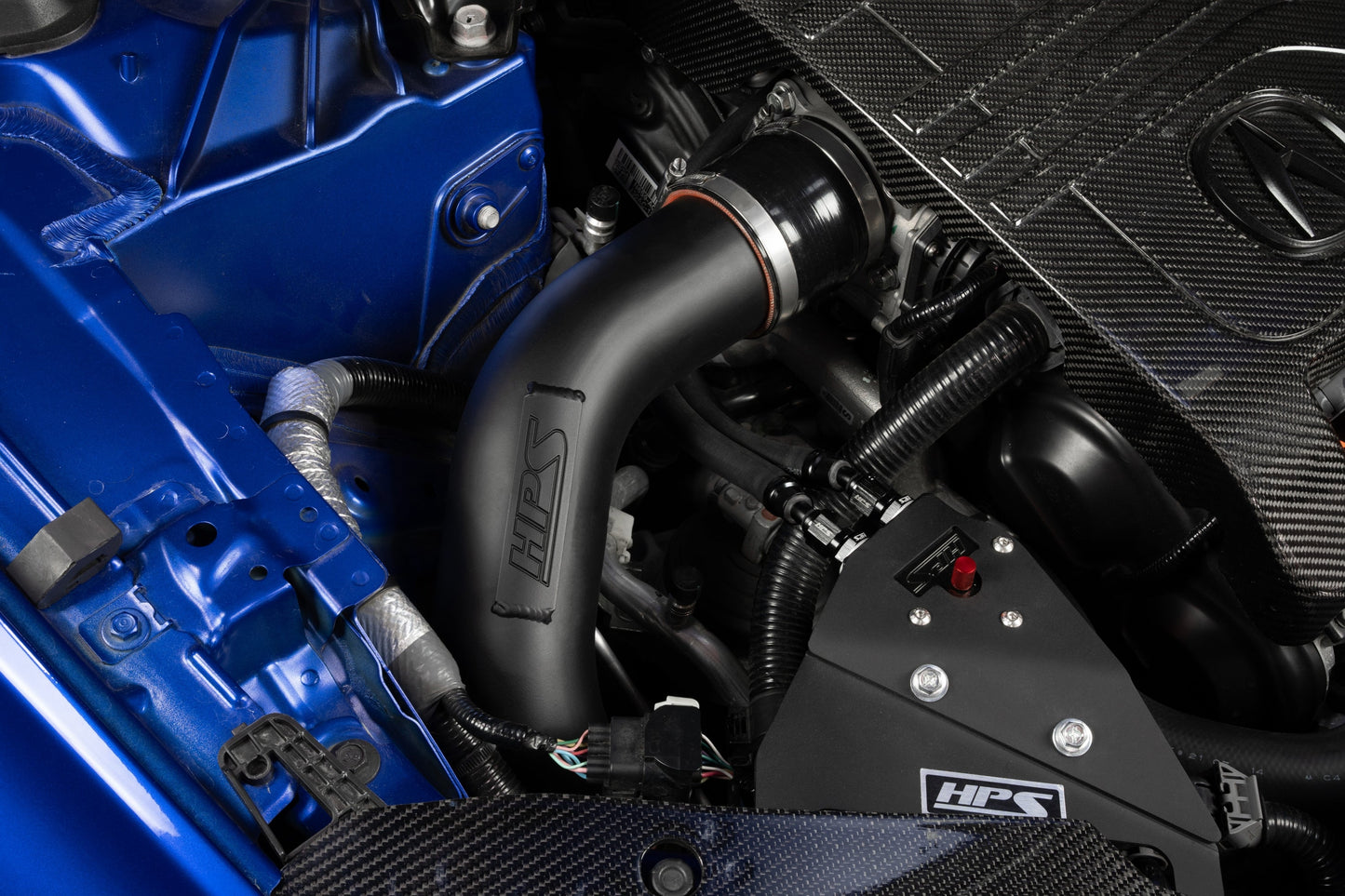 HPS Intercooler Charge Pipe (Cold Side), Blue, 17-168BL