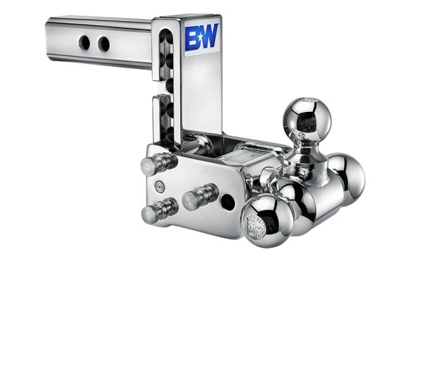 B&W Tow & Stow Trailer Hitch - Chrome Series
