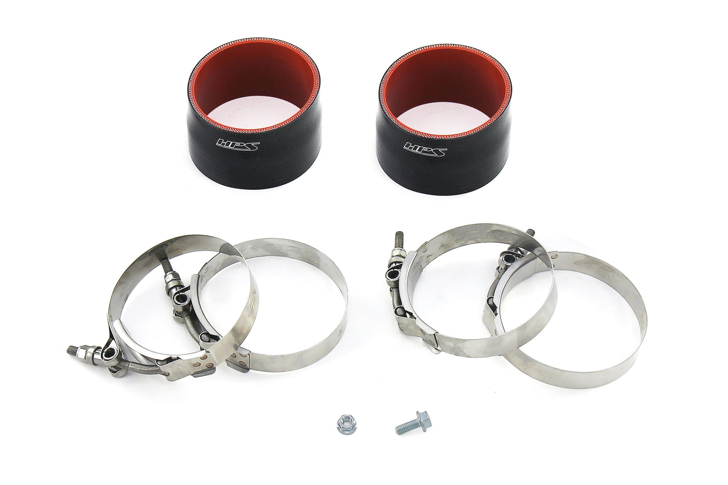 HPS Performance Post MAF Air Intake Tube, Red, 27-198R
