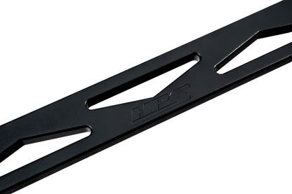 HPS Performance Aluminum Front Strut Tower Brace Bar, Black, 42-119WB