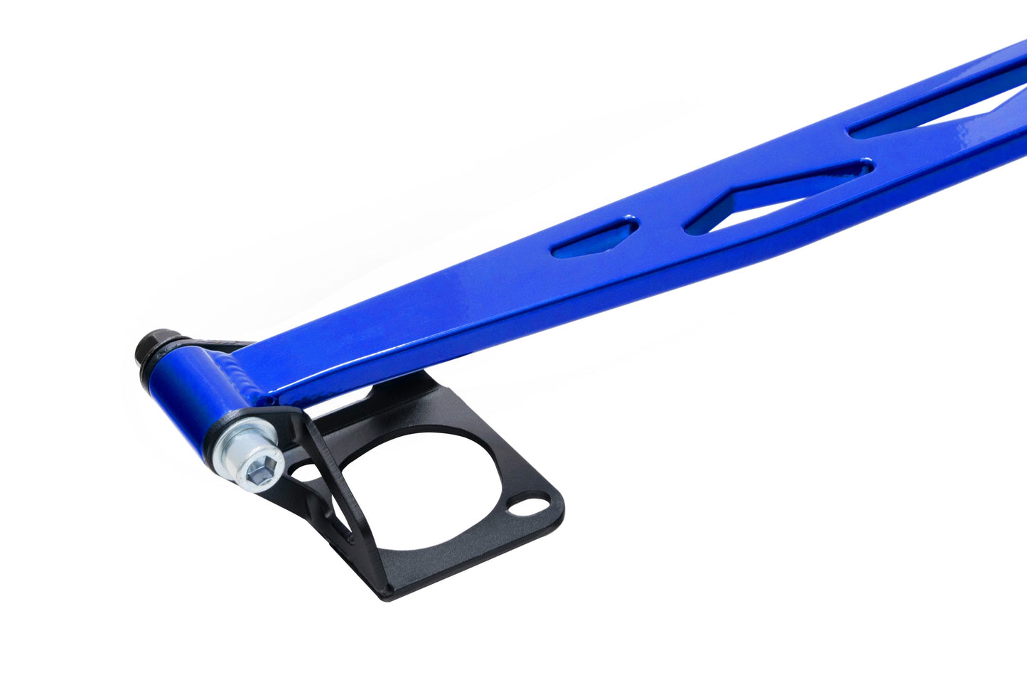 HPS Performance Aluminum Front Strut Tower Brace Bar, Blue, 42-120BL