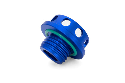 HPS Performance Billet Aluminum Engine Oil Filler Cap, Blue, 5269-107BL