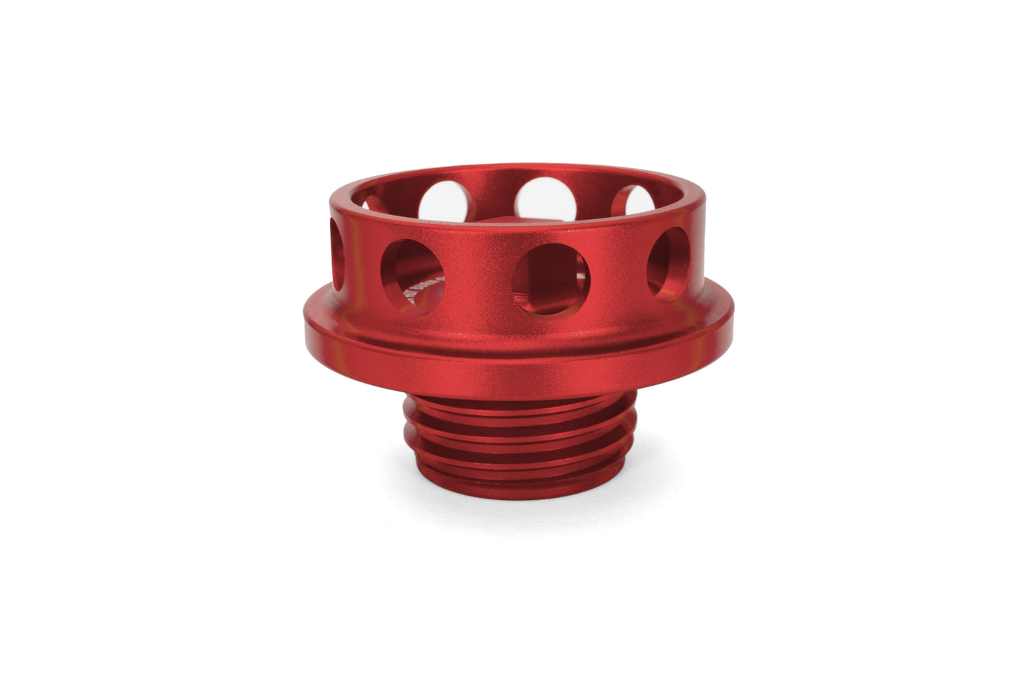 HPS Performance Billet Aluminum Engine Oil Filler Cap, Red, 5269-106R