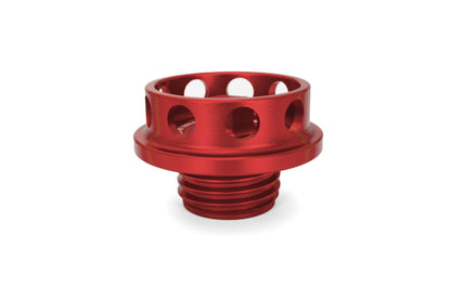 HPS Performance Billet Aluminum Engine Oil Filler Cap, Red, 5269-106R