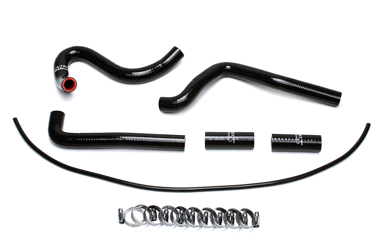 HPS Performance High Temp Reinforced Silicone Radiator Coolant Hose Kit Black 57-1505-BLK