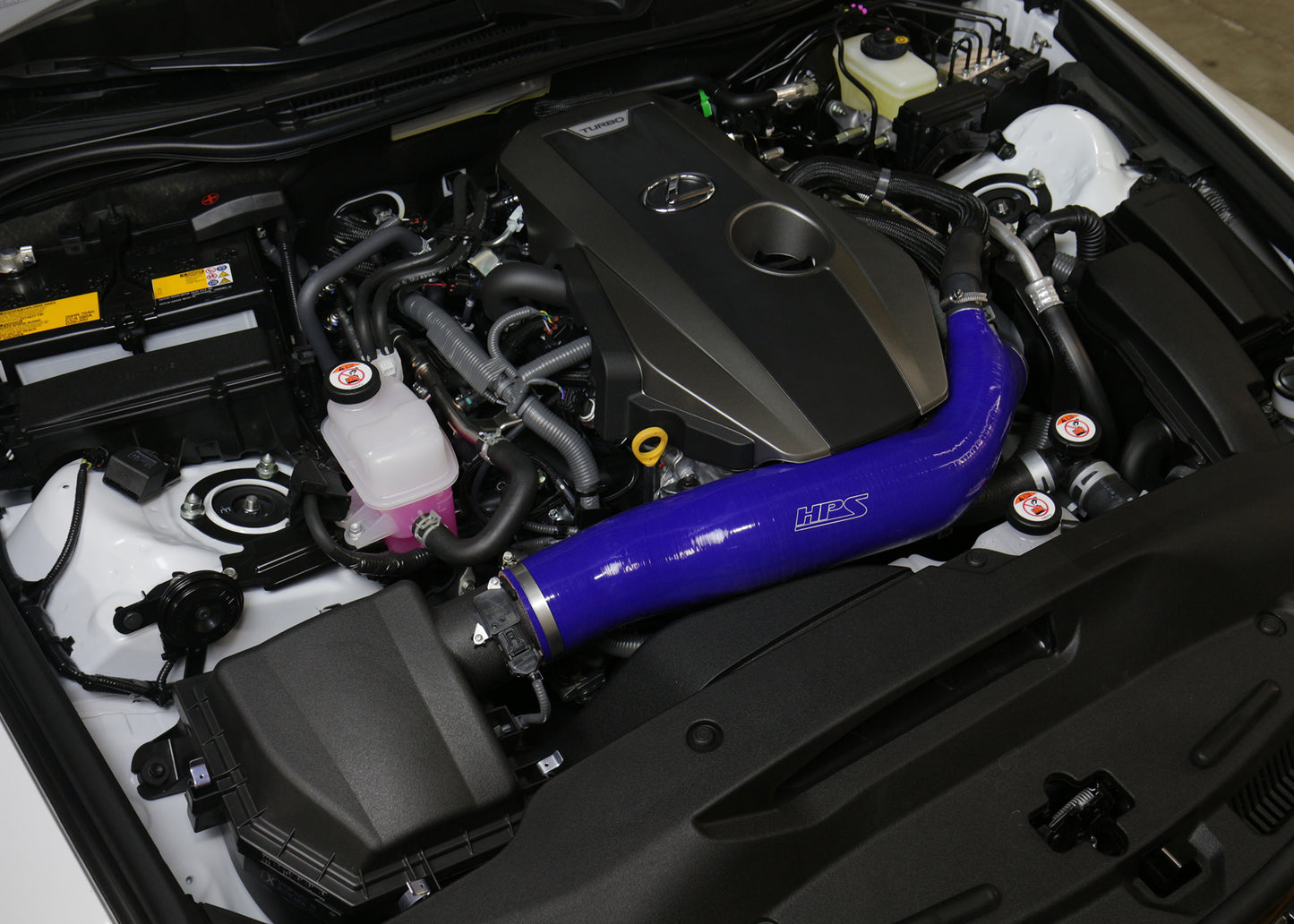HPS Performance High Temp Reinforced Silicone Air Intake Hose Kit, Blue, 57-1585-BLUE