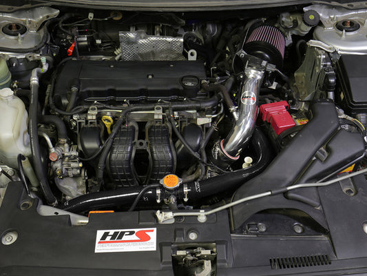 HPS Performance High Temp Reinforced Silicone Radiator and Heater Coolant Hose Kit, Black, 57-1609-BLK