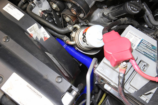 HPS Performance High Temp Reinforced Silicone Radiator Coolant Hose Kit, Blue, 57-2056-BLUE