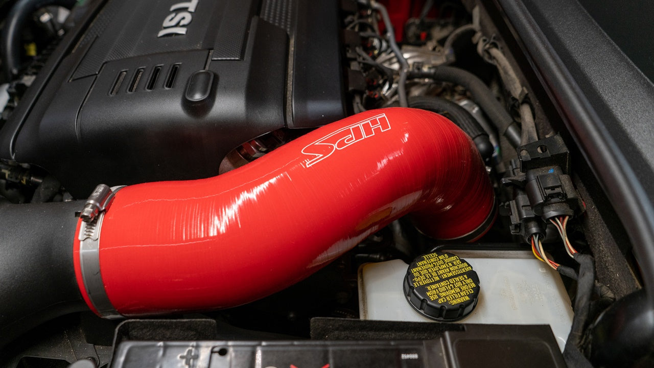 HPS Performance High Temp Reinforced Silicone Air Intake Hose Kit, Black, 57-1922-BLK