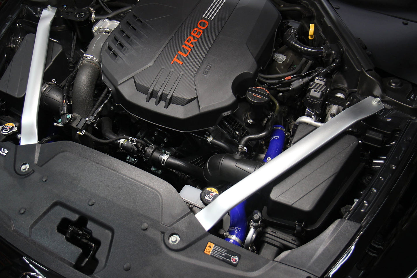 HPS Performance High Temp Reinforced Silicone Radiator Coolant Hose Kit, Black, 57-1964-BLK
